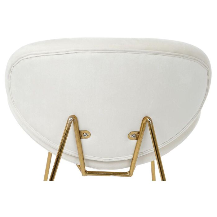 Silla Chic DKD Home Decor Blanco Dorado 57 x 73 x 63 cm 3 Silla Chic DKD Home Decor Blanco Dorado 57 x 73 x 63 cm 3