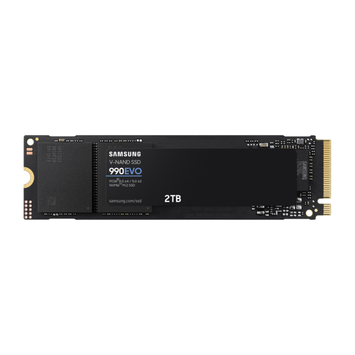 Samsung 990 EVO SSD 2TB NVMe M.2 MZ-V9E2T0BW - Hasta 5.000 MB/s, Ideal para Gaming, Trabajo y Creación de Contenido 0 Samsung 990 EVO SSD 2TB NVMe M.2 MZ-V9E2T0BW - Hasta 5.000 MB/s, Ideal para Gaming, Trabajo y Creación de Contenido 0