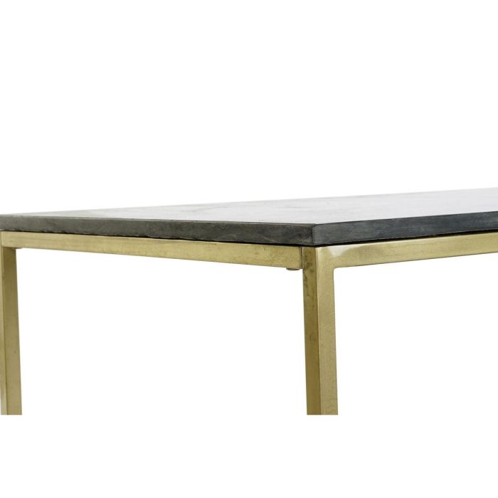 Mesa de Centro DKD Home Decor Negro Dorado Mármol Hierro 100 x 61 x 43 cm 2 Mesa de Centro DKD Home Decor Negro Dorado Mármol Hierro 100 x 61 x 43 cm 2