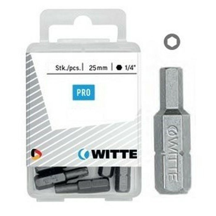 Juego de puntas WITTE Hex Hexagonal 10 Unidades 1