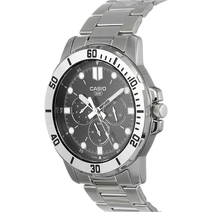 Reloj Hombre Casio COLLECTION Negro Plateado (Ø 45 mm) 2 Reloj Hombre Casio COLLECTION Negro Plateado (Ø 45 mm) 2