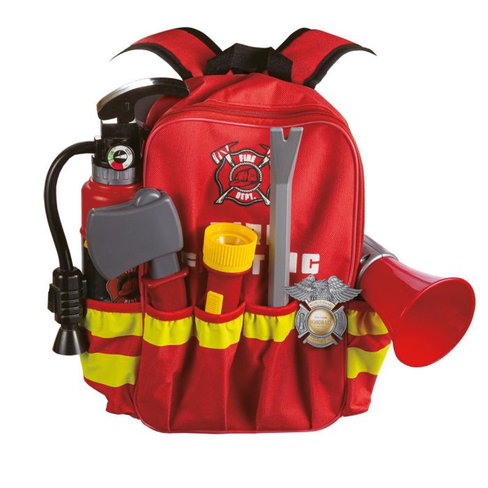 Mochila De Bombero Con 6 Accesorios Tachan