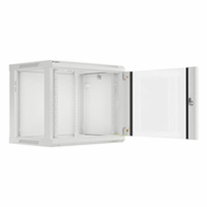 Lanberg WF01-6409-10S Armario Rack Bastidor de Pared de 9U con Carga Máxima de 60 kg, Color Gris 14