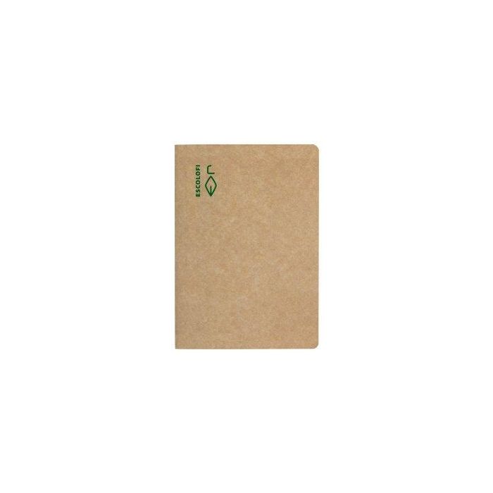 Libreta Escolofi A4 50H 80G Reciclado Liso 10 unidades