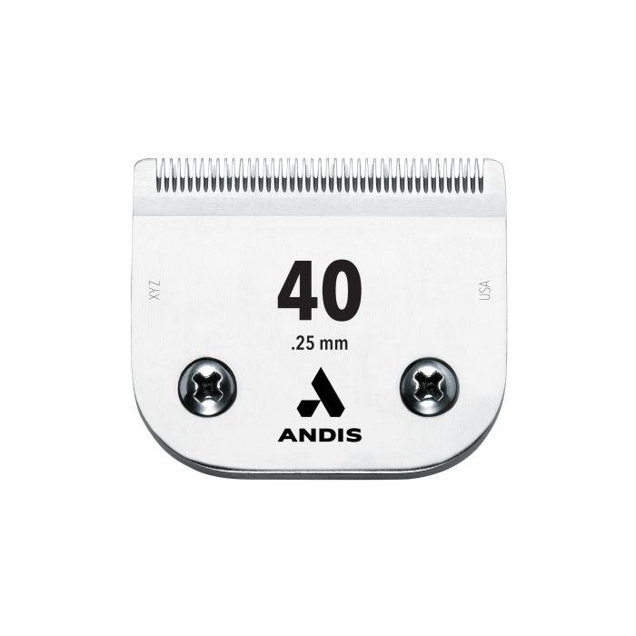 Andis S-40 Cuchilla de Acero UltraEdge Carbonizado 0.25 mm. Más Afilada, Duradera, Cromada Anti-Corrosión y Óxido. 1 Andis S-40 Cuchilla de Acero UltraEdge Carbonizado 0.25 mm. Más Afilada, Duradera, Cromada Anti-Corrosión y Óxido. 1