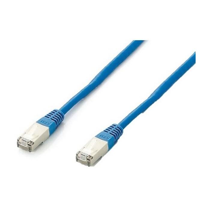Equip Patchkabel Cat6A S/FTP 2xRJ45 15.00m blau Plat.LSZH Polybeutel