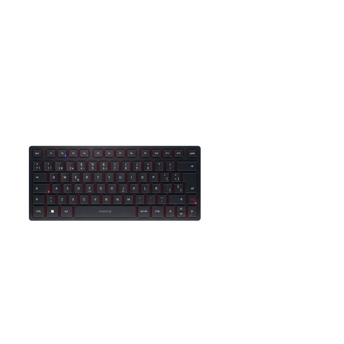 Teclado Cherry KW 9200 MINI Negro Qwerty Español QWERTY 10