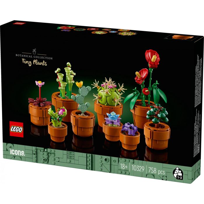 LEGO 10329 Plantas Diminutas Icons: Set de Construcción Adorno Floral para Adultos, 9 Especies Exóticas Sin Mantenimiento 12 LEGO 10329 Plantas Diminutas Icons: Set de Construcción Adorno Floral para Adultos, 9 Especies Exóticas Sin Mantenimiento 12