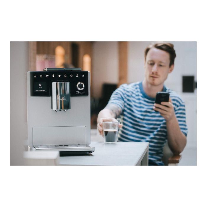 Melitta CI Touch F630-101 Cafetera Superautomática con Molinillo, Depósito Extraíble 1.8L, 2 Depósitos Granos, Pantalla Táctil, Plata 10 Melitta CI Touch F630-101 Cafetera Superautomática con Molinillo, Depósito Extraíble 1.8L, 2 Depósitos Granos, Pantalla Táctil, Plata 10
