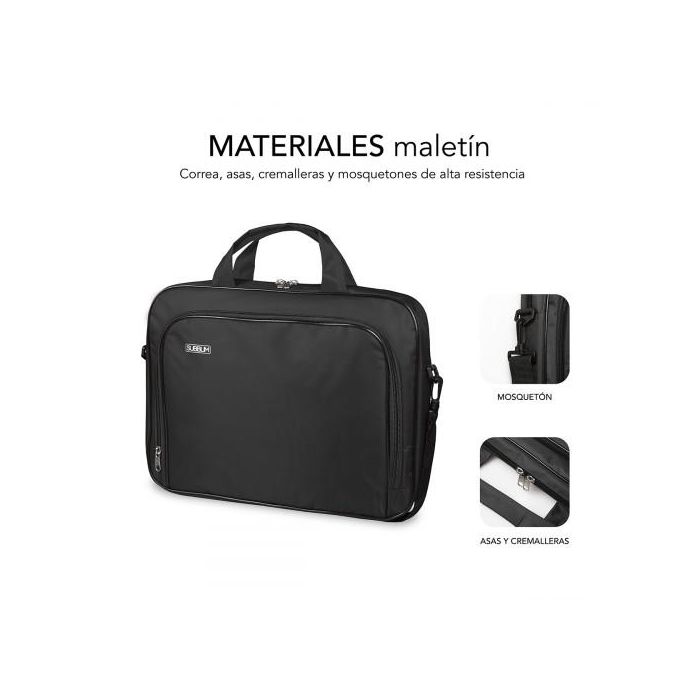 Maletín para Portátil Subblim SUBLB1OLB030 Negro 14" 2