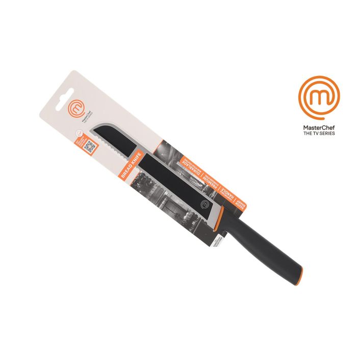 Masterchef Cuchillo de Pan Acero Inoxidable 20 cm Hoja de 1.2 mm (12 Unidades)