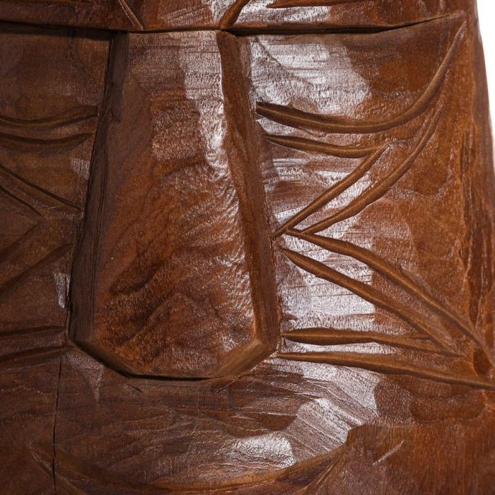 Figura Marrón Madera Decoración 38 X 14 X 68 cm