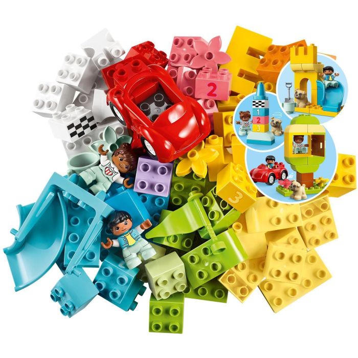 Lego Duplo Caja de Ladrillos Deluxe, Juguete de Construcción Educativo para Bebés +18 Meses, 85 Piezas 5 Lego Duplo Caja de Ladrillos Deluxe, Juguete de Construcción Educativo para Bebés +18 Meses, 85 Piezas 5