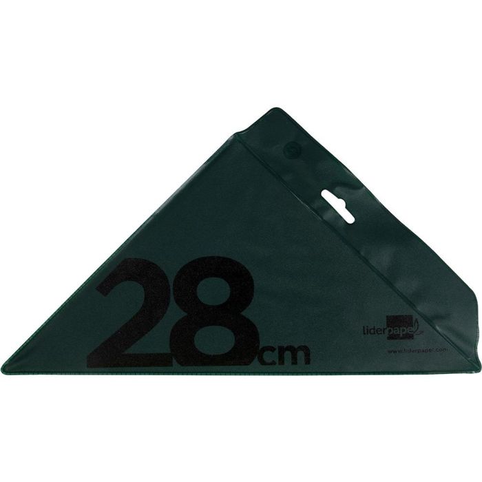 Escuadra Liderpapel 28 cm Acrilico Verde 2