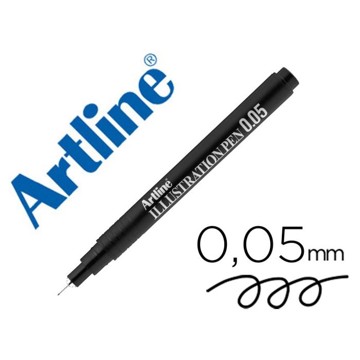 Rotulador Artline Calibrado Micrometrico Negro Illustration Pen Ek-2805Iln Punta Poliacetal 0,05 mm 12 unidades