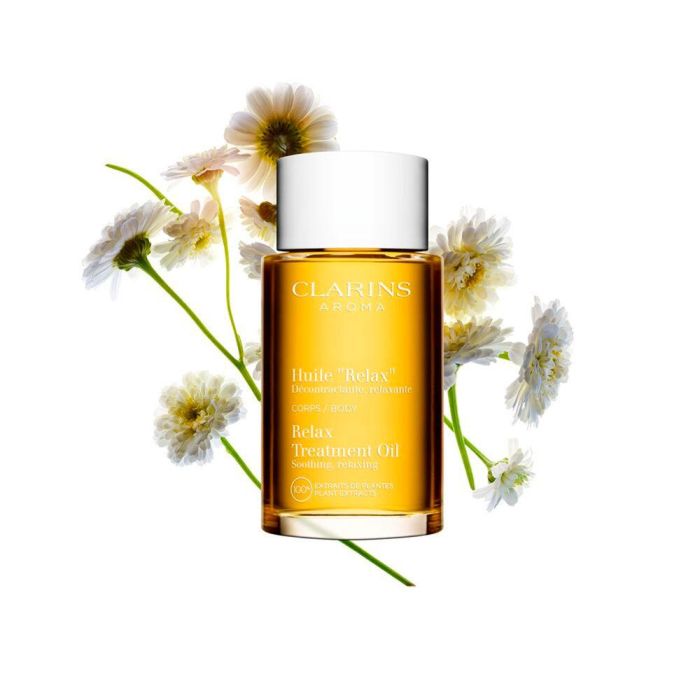 Clarins Aceite "RELAX" Calmante, Relajante, Hidratante Corporal 100 ml