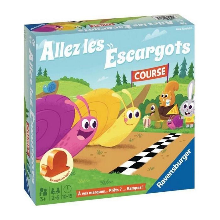 Juego Educativo Ravensburger Allez les Escargot (FR) Negro (1 Pieza) 3 Juego Educativo Ravensburger Allez les Escargot (FR) Negro (1 Pieza) 3