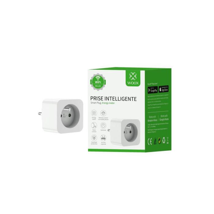 WOOX Enchufe Inteligente WiFi Francés (Pin) con Monitor de Energía 5