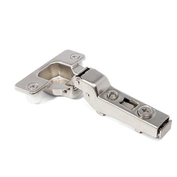 ALK Bisagra Puma Estándar Ø35 Apertura 110º Clip Cam Acodado, Acero Níquel para Puertas de Muebles Cocina Baño