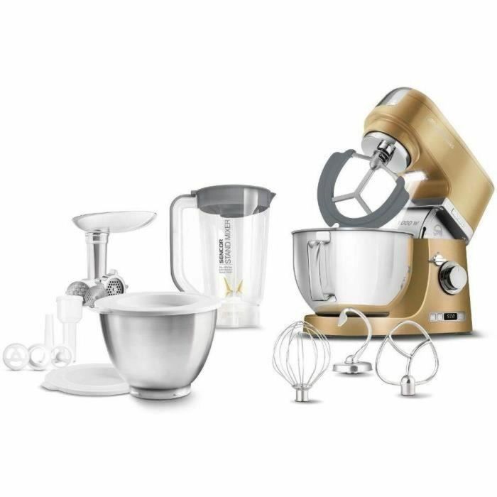 Robot de Cocina Sencor STM 7877CH Cromo 5 Robot de Cocina Sencor STM 7877CH Cromo 5