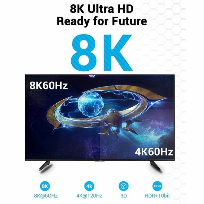 Cable HDMI Vention AANBH 2 m Negro 2 Cable HDMI Vention AANBH 2 m Negro 2