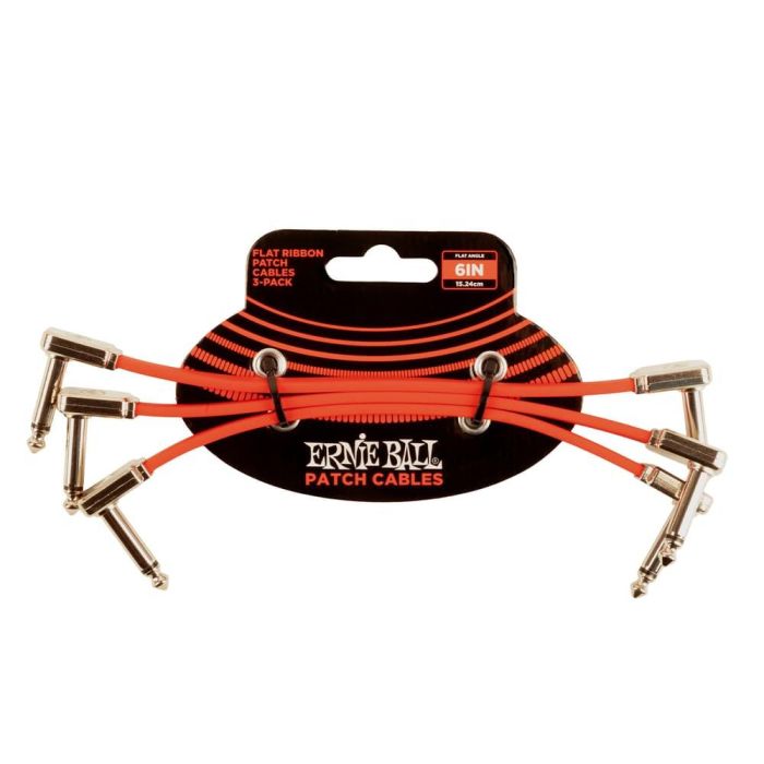 Cable Eb Patch Flat Ribbon 6" Rojo - Pack 3 1 Cable Eb Patch Flat Ribbon 6" Rojo - Pack 3 1