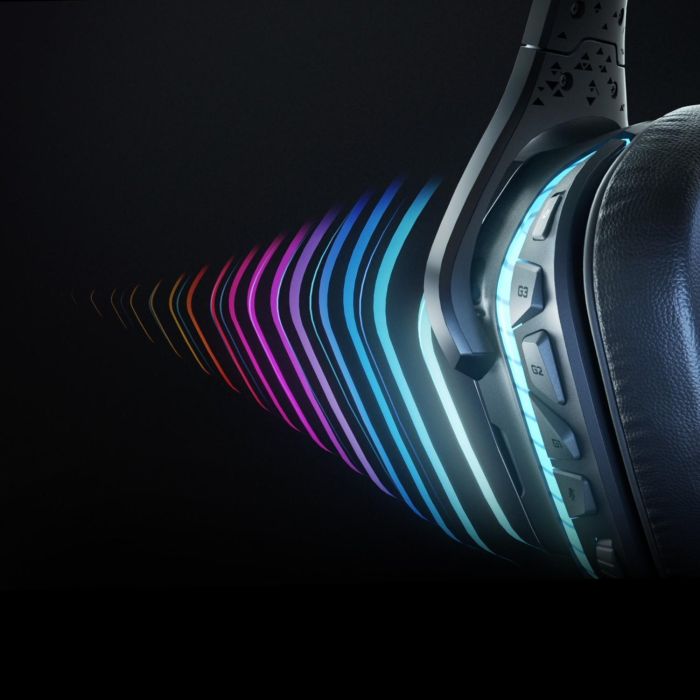Logitech G935 Auriculares Gaming Inalámbricos 7.1 con Sonido Envolvente DTS Headphone:X 2.0, Micrófono Retráctil, RGB Lightsync, Compatibles con PC, Móvil y Consolas 10 Logitech G935 Auriculares Gaming Inalámbricos 7.1 con Sonido Envolvente DTS Headphone:X 2.0, Micrófono Retráctil, RGB Lightsync, Compatibles con PC, Móvil y Consolas 10
