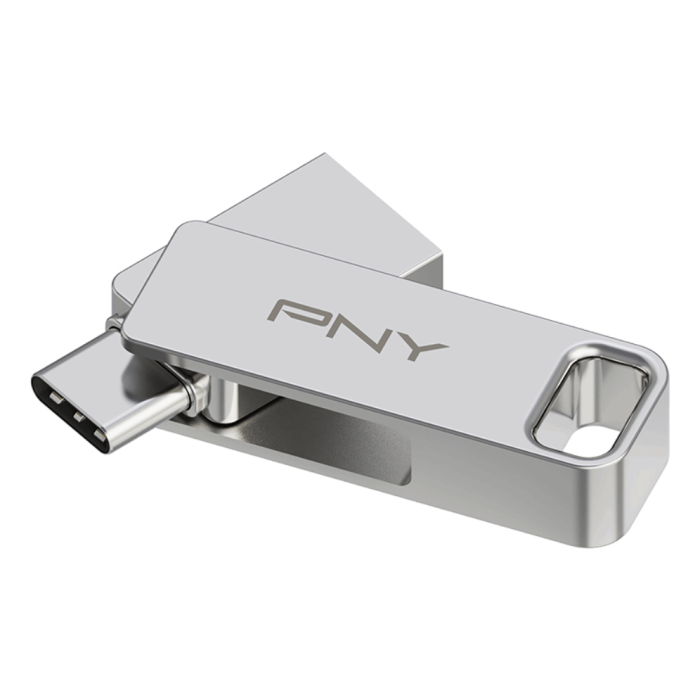 Memoria USB PNY PFDI64GDULINKTYCG Plateado Acero 64 GB