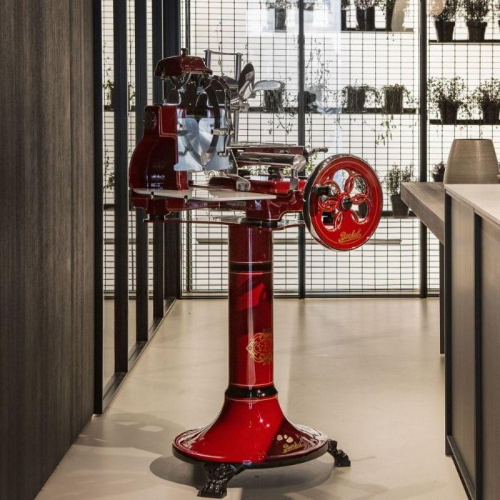 Berkel Standfu fr B3/Tribute/ B114 rot/gold 1