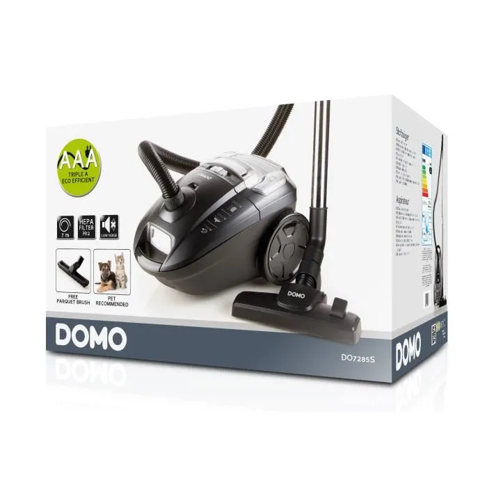 Domo DO7285S Aspiradora de contenedor con bolsa - 700W - 69 dB - Clase energética A 3