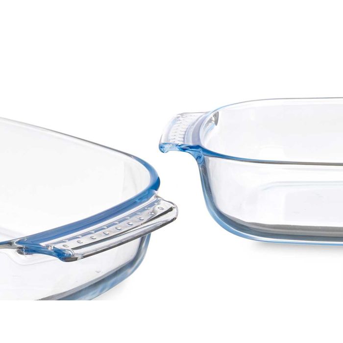 Bandeja Borosilicato Rectangular Asas 2000Ml Vivalto 30X6CM (12 Unidades) 3 Bandeja Borosilicato Rectangular Asas 2000Ml Vivalto 30X6CM (12 Unidades) 3