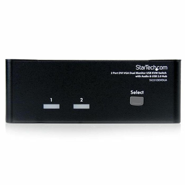 Conmutador KVM con 2 Puertos Startech SV231DDVDUA