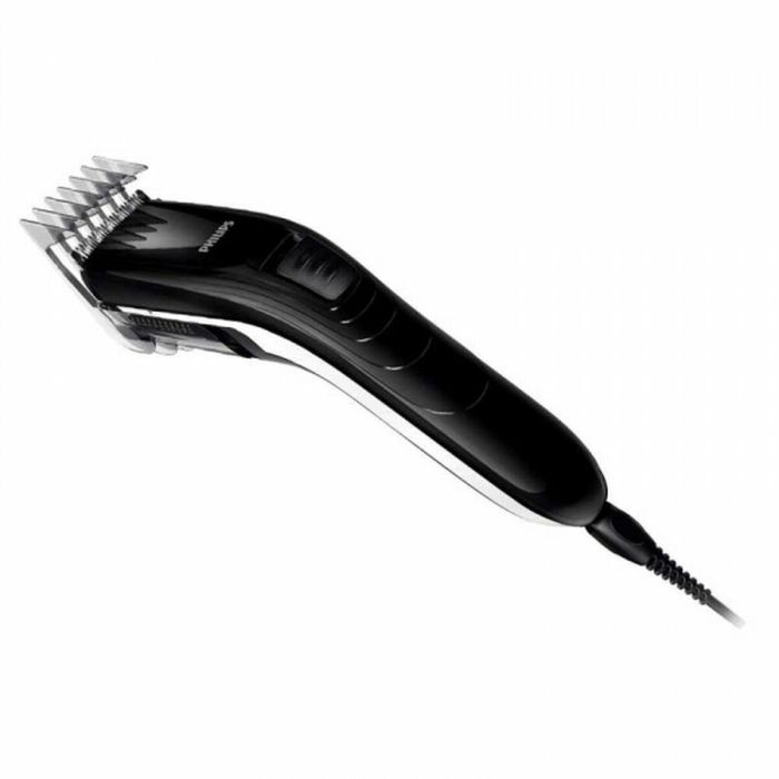 Philips QC5115/15 Cortapelos con Cable, Cuchillas de Acero Inoxidable Autoafilables, 11 Posiciones (3-21mm), Silencioso, Fácil Limpieza 0 Philips QC5115/15 Cortapelos con Cable, Cuchillas de Acero Inoxidable Autoafilables, 11 Posiciones (3-21mm), Silencioso, Fácil Limpieza 0