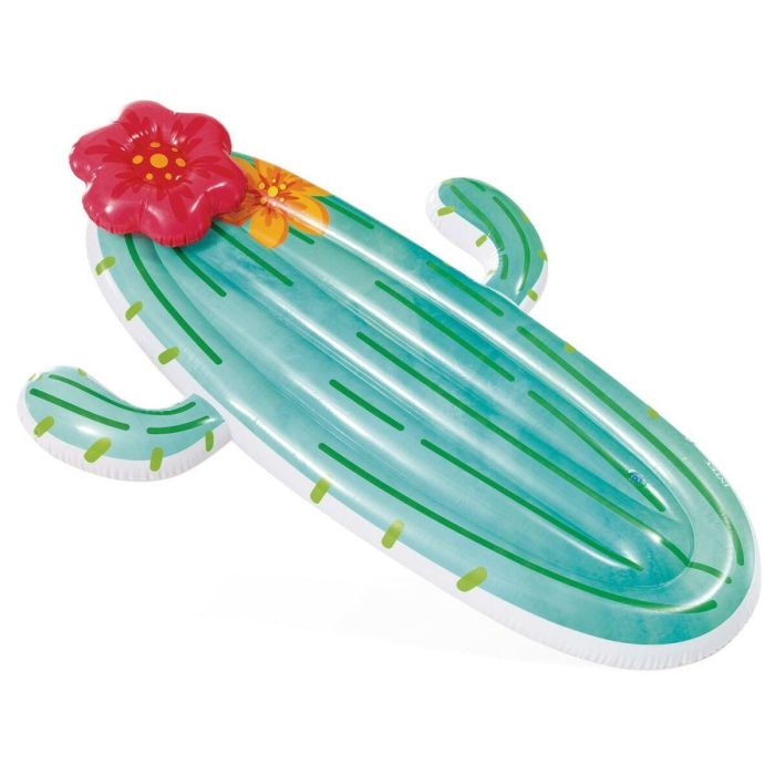 Colchoneta Hinchable Intex Cactus 140 x 185 x 28 cm (6 Unidades) 2 Colchoneta Hinchable Intex Cactus 140 x 185 x 28 cm (6 Unidades) 2