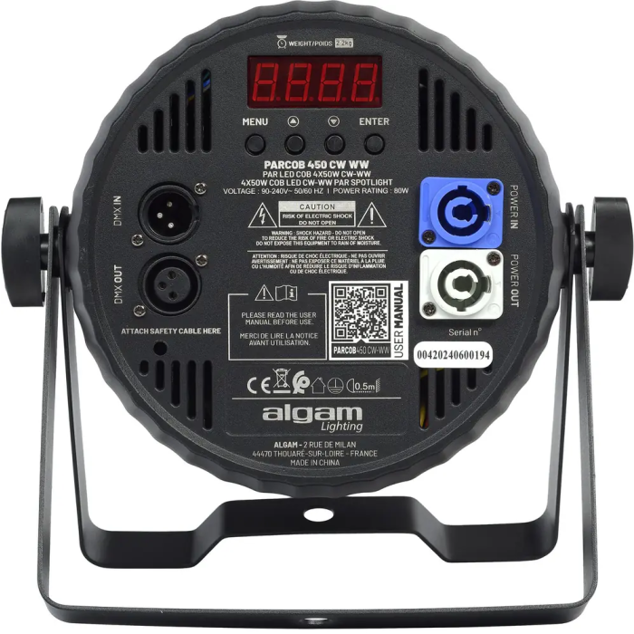 Algamlight Wash Par Cob 4x 50W Blanco Frío / Blanco Cálido LED 3