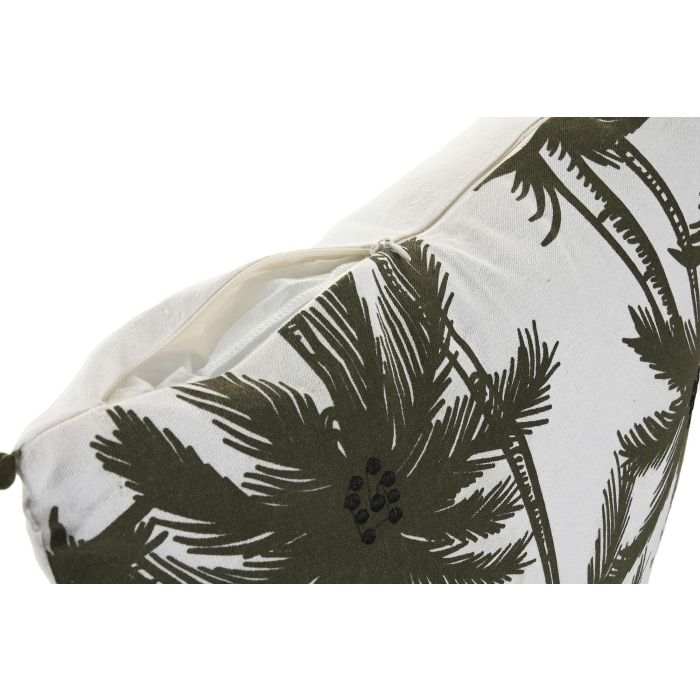 Cojin Boho DKD Home Decor Blanco Verde 45 x 45 cm (2 Unidades) 3 Cojin Boho DKD Home Decor Blanco Verde 45 x 45 cm (2 Unidades) 3