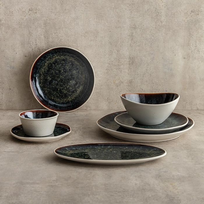 Bandeja Porcelana Elite Bidasoa 30x14,5x2,6 cm (12 Unidades) 2 Bandeja Porcelana Elite Bidasoa 30x14,5x2,6 cm (12 Unidades) 2