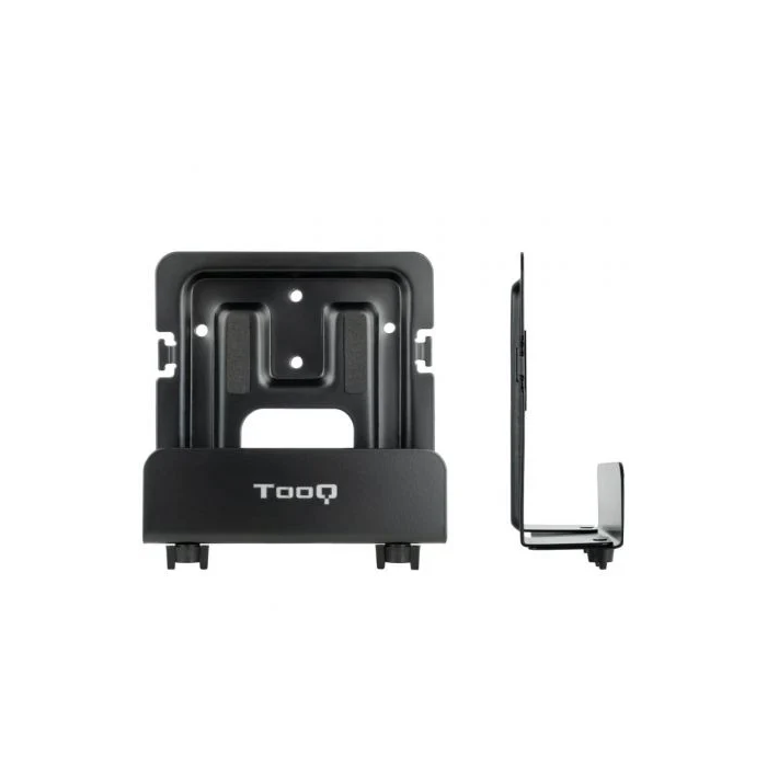 TOOQ SOPORTE UNIVERSAL DE PARED PARA REPRODCUTOR MULTIMEDIA, ROUTER, MINI PC, NEGRO 1
