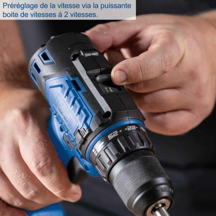 Scheppach BC-DD60-X Taladro Destornillador Inalámbrico 20V IXES - 60 Nm Par - Portabrocas 13mm (Sin Batería/Cargador) 1 Scheppach BC-DD60-X Taladro Destornillador Inalámbrico 20V IXES - 60 Nm Par - Portabrocas 13mm (Sin Batería/Cargador) 1