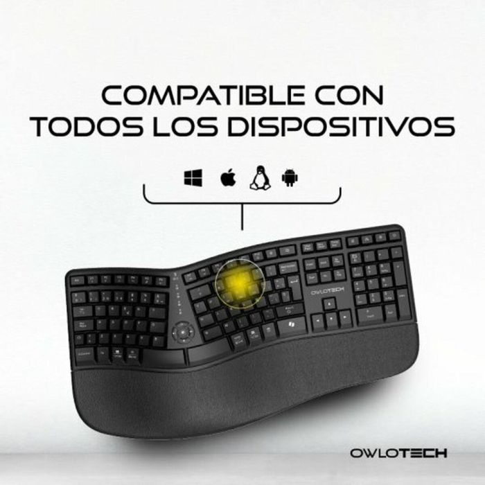 Teclado y Ratón Owlotech EK500 Negro 1