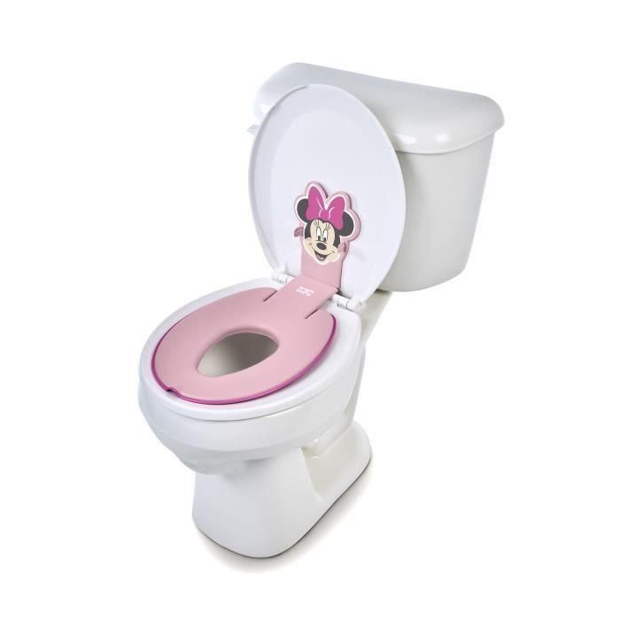 Disney Baby BRI0074451174405 Reductor de inodoro infantil universal Minnie, adhesivo, rápida instalación, semipermanente Disney Baby BRI0074451174405 Reductor de inodoro infantil universal Minnie, adhesivo, rápida instalación, semipermanente