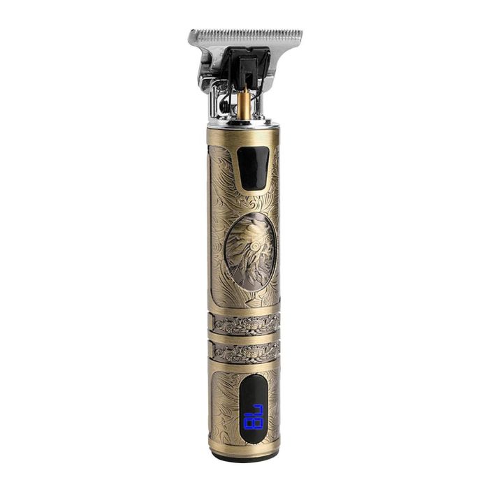 Thulos Cortapelos TH-CP113 Estilo Vintage, Recargable, Cuchilla Acero Carbono, 4 Guías, Pantalla LED, USB Tipo C 0 Thulos Cortapelos TH-CP113 Estilo Vintage, Recargable, Cuchilla Acero Carbono, 4 Guías, Pantalla LED, USB Tipo C 0