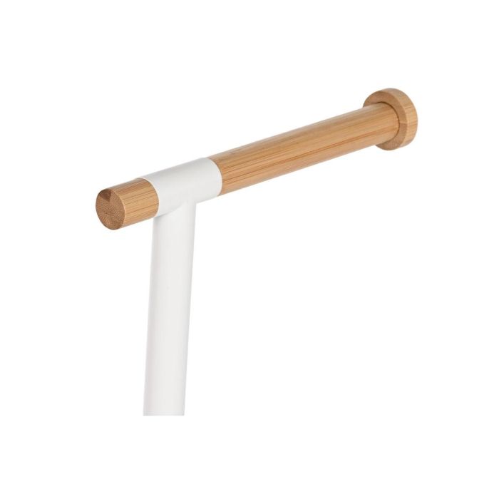 Portarrollos DKD Home Decor Blanco Natural 16 x 68 x 22 cm 4 Portarrollos DKD Home Decor Blanco Natural 16 x 68 x 22 cm 4