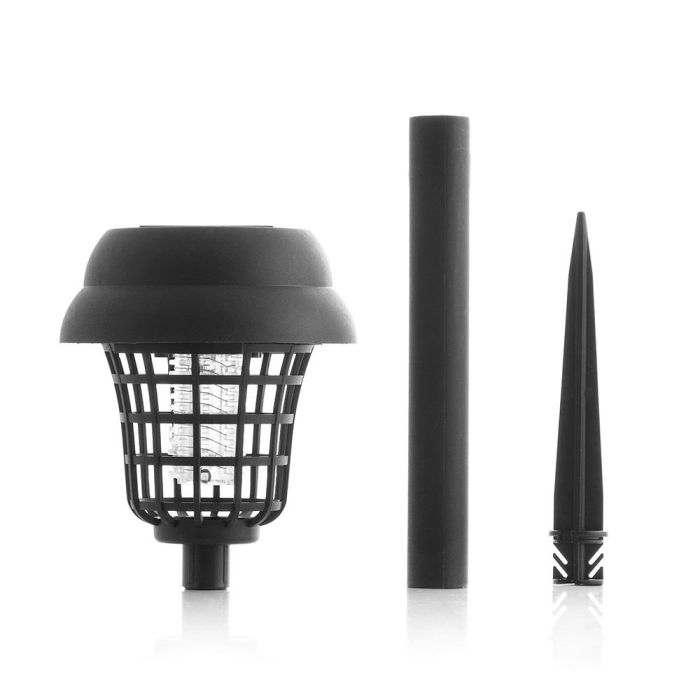 Innovagoods V0103496 Lámpara Solar Antimosquitos para Jardín, Luz Blanca y UV, Recargable, Ecofriendly 2 Innovagoods V0103496 Lámpara Solar Antimosquitos para Jardín, Luz Blanca y UV, Recargable, Ecofriendly 2