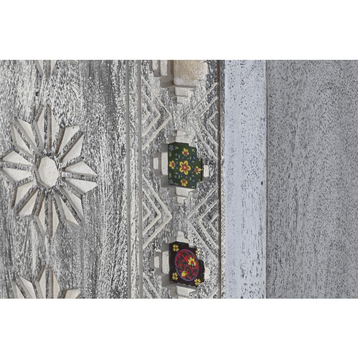 Armario Indio DKD Home Decor Blanco Gris 38 x 150 x 90 cm 4 Armario Indio DKD Home Decor Blanco Gris 38 x 150 x 90 cm 4