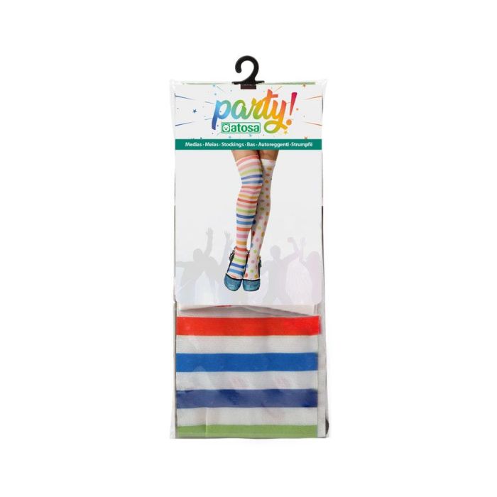 Medias Halloween Payaso Multicolor Mujer Adulto 1 Medias Halloween Payaso Multicolor Mujer Adulto 1