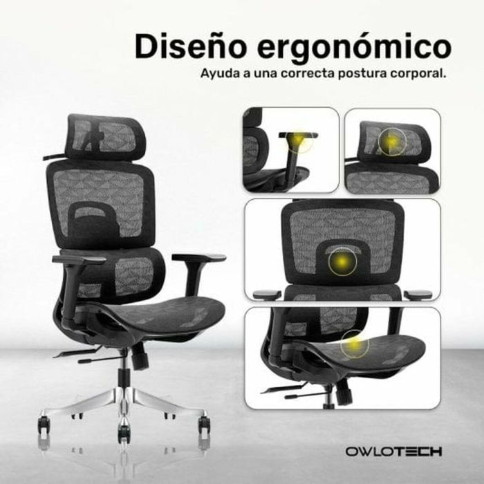 Silla de Oficina Owlotech Negro 5