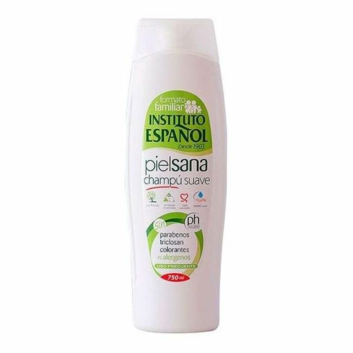 Instituto Español Champú Hidratante Piel Sana Suave Cabello Saludable Brillante 750 ml