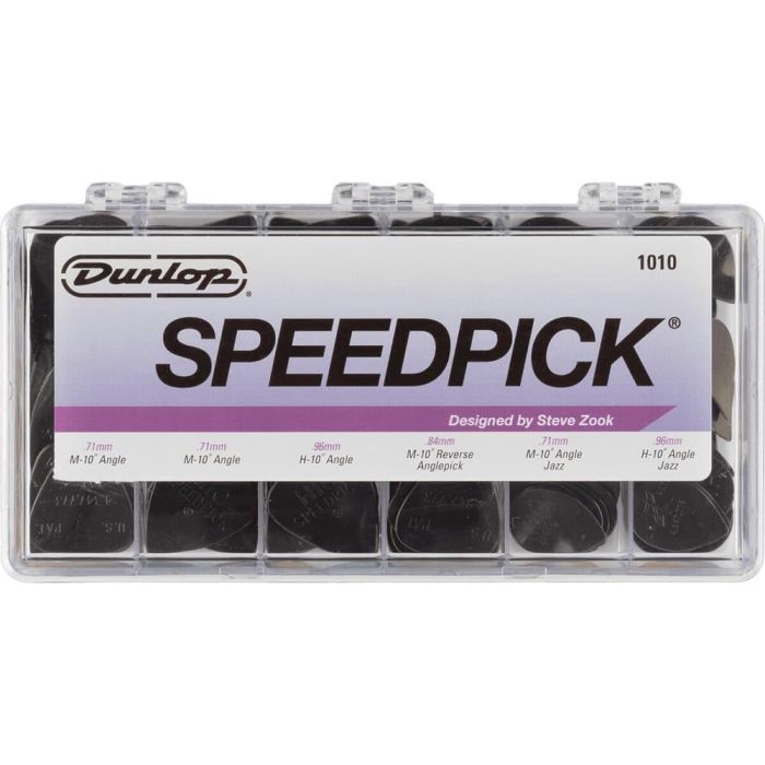 Dunlop 144 Ud. Púas Delrin Speedpicks - 5 Medidas 0 Dunlop 144 Ud. Púas Delrin Speedpicks - 5 Medidas 0
