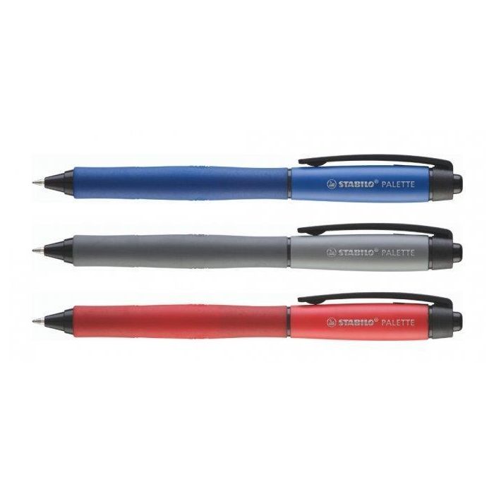 Stabilo Bolígrafo Tinta De Gel Retráctil Palette Fine Rojo -10U- Stabilo Bolígrafo Tinta De Gel Retráctil Palette Fine Rojo -10U-